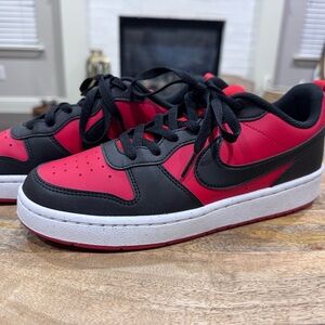 Nike Black and Red Athletic Shoes